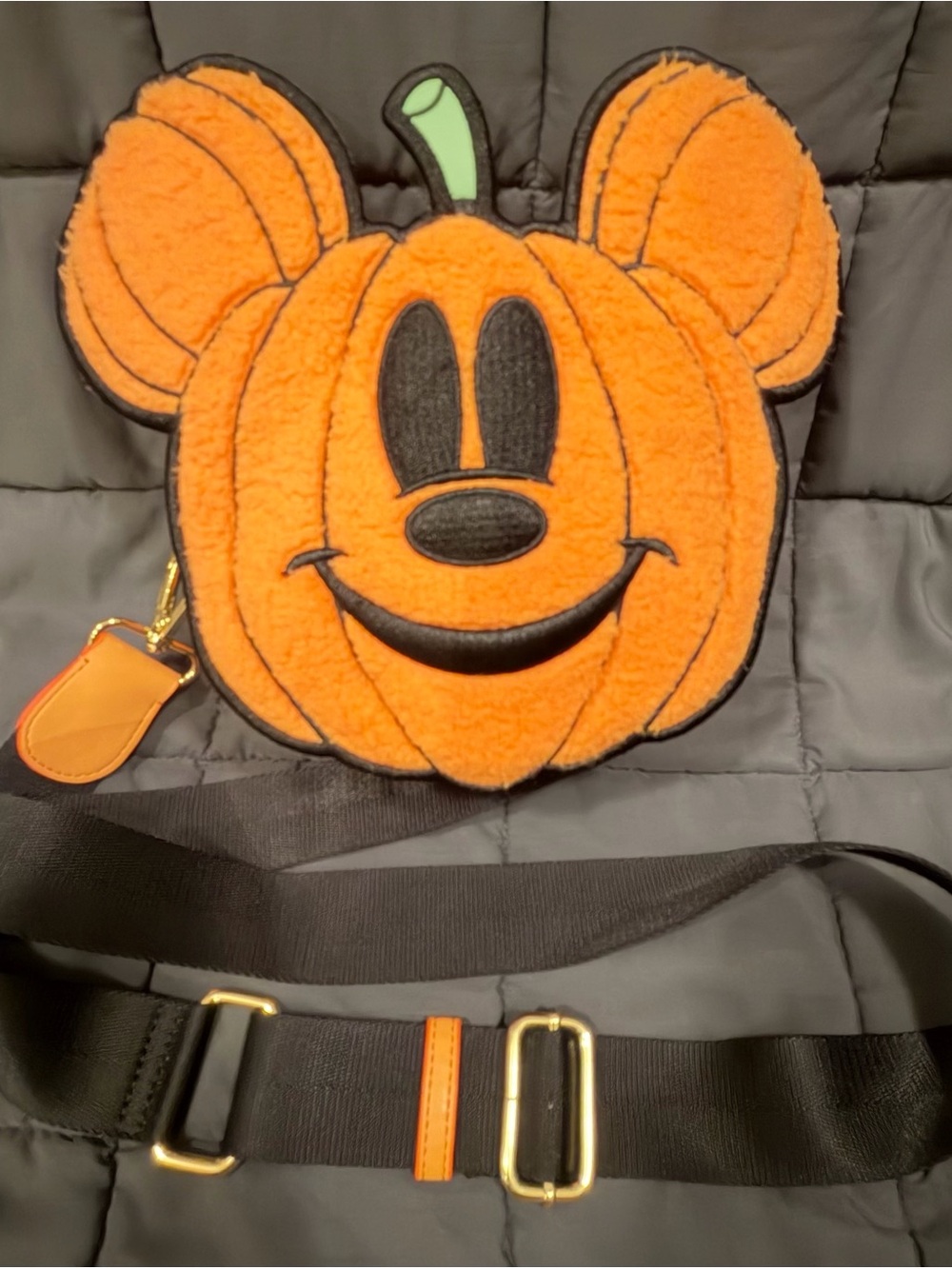 The Disney x Stoney Clover Lane Mickey Mouse Pumpkin Crossbody Bag